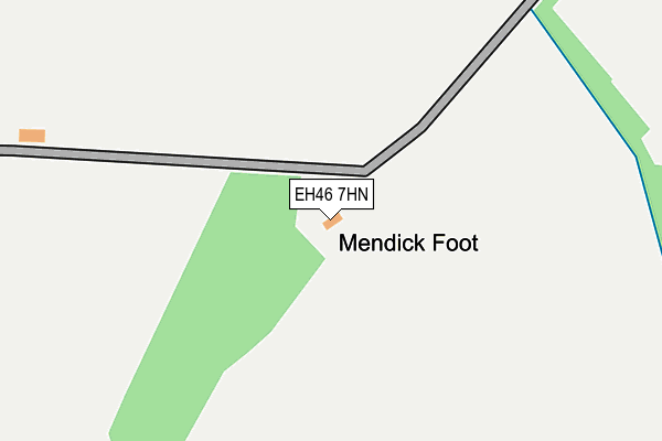 EH46 7HN map - OS OpenMap – Local (Ordnance Survey)