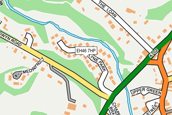 EH46 7HP map - OS OpenMap – Local (Ordnance Survey)