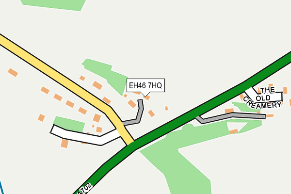 EH46 7HQ map - OS OpenMap – Local (Ordnance Survey)