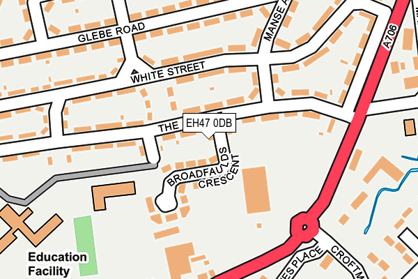 EH47 0DB map - OS OpenMap – Local (Ordnance Survey)