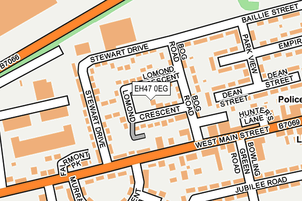 EH47 0EG map - OS OpenMap – Local (Ordnance Survey)
