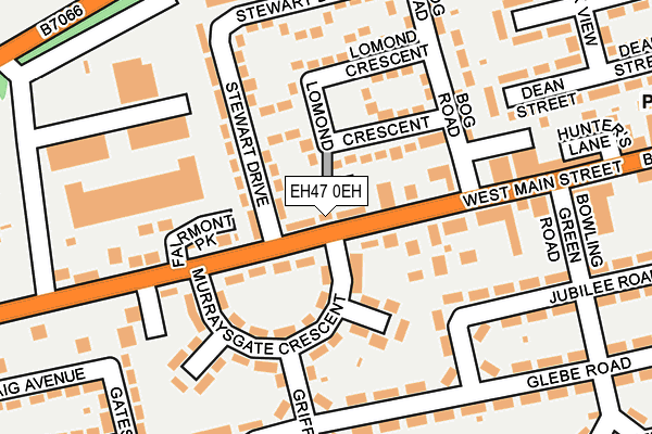 EH47 0EH map - OS OpenMap – Local (Ordnance Survey)