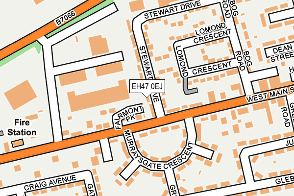 EH47 0EJ map - OS OpenMap – Local (Ordnance Survey)