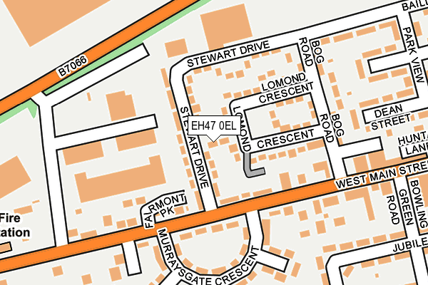 EH47 0EL map - OS OpenMap – Local (Ordnance Survey)