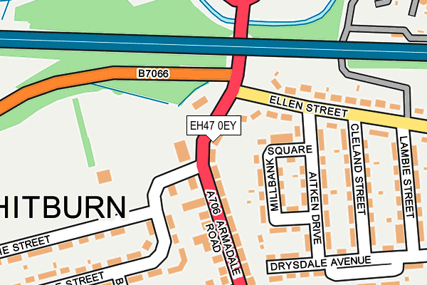 EH47 0EY map - OS OpenMap – Local (Ordnance Survey)