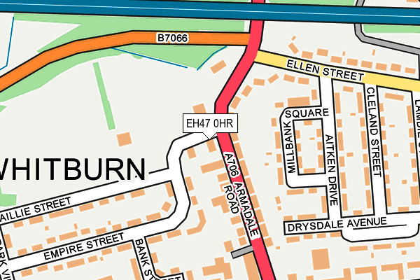 EH47 0HR map - OS OpenMap – Local (Ordnance Survey)