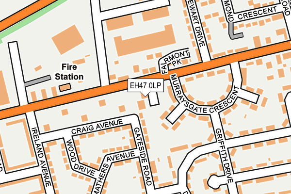 EH47 0LP map - OS OpenMap – Local (Ordnance Survey)