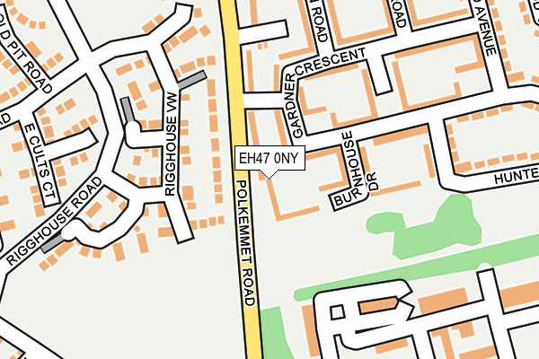 EH47 0NY map - OS OpenMap – Local (Ordnance Survey)