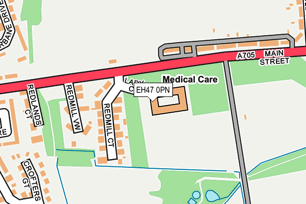 EH47 0PN map - OS OpenMap – Local (Ordnance Survey)