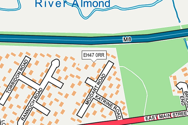 EH47 0RR map - OS OpenMap – Local (Ordnance Survey)