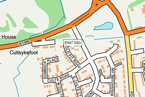 EH47 0SG map - OS OpenMap – Local (Ordnance Survey)