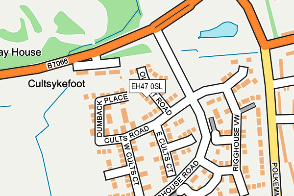 EH47 0SL map - OS OpenMap – Local (Ordnance Survey)