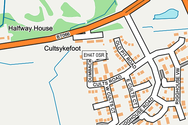 EH47 0SR map - OS OpenMap – Local (Ordnance Survey)