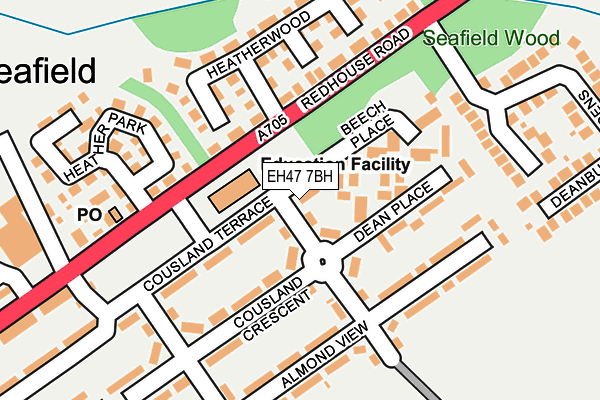 EH47 7BH map - OS OpenMap – Local (Ordnance Survey)