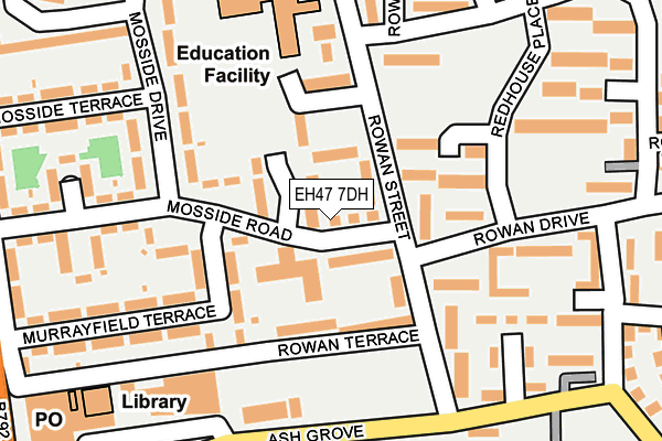 EH47 7DH map - OS OpenMap – Local (Ordnance Survey)