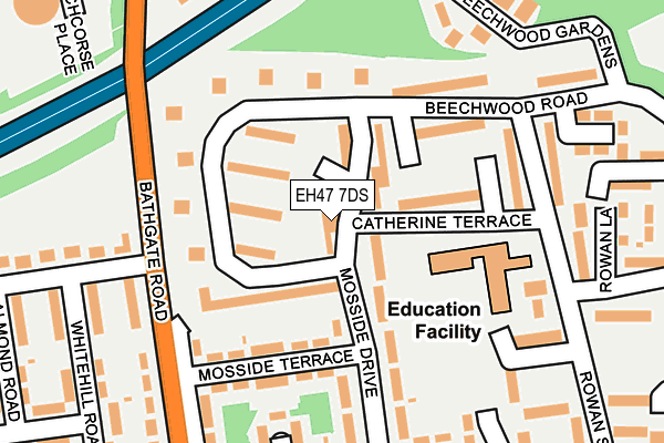 EH47 7DS map - OS OpenMap – Local (Ordnance Survey)