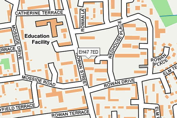 EH47 7ED map - OS OpenMap – Local (Ordnance Survey)