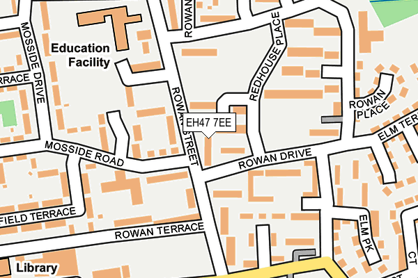 EH47 7EE map - OS OpenMap – Local (Ordnance Survey)