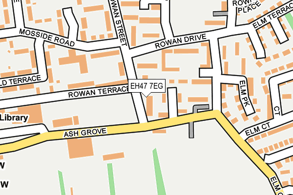 EH47 7EG map - OS OpenMap – Local (Ordnance Survey)
