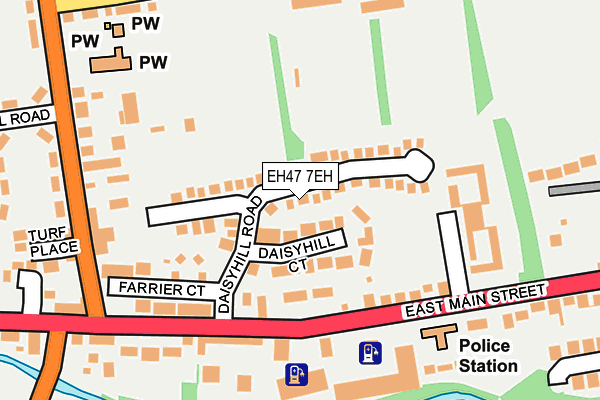 EH47 7EH map - OS OpenMap – Local (Ordnance Survey)