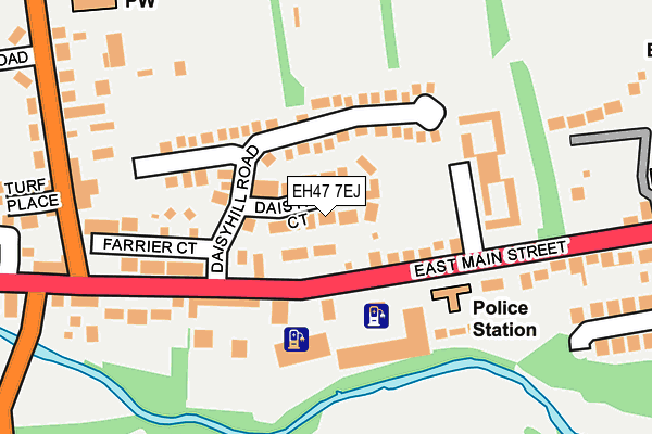 EH47 7EJ map - OS OpenMap – Local (Ordnance Survey)