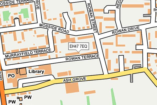 EH47 7EQ map - OS OpenMap – Local (Ordnance Survey)