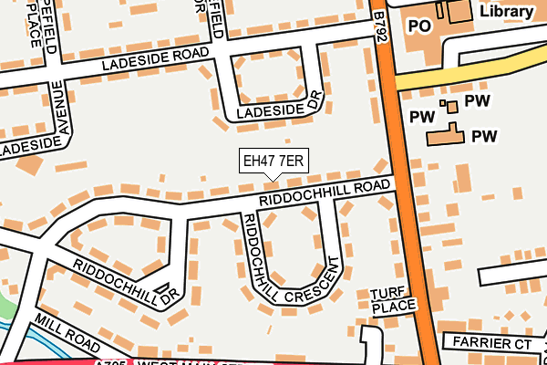 EH47 7ER map - OS OpenMap – Local (Ordnance Survey)