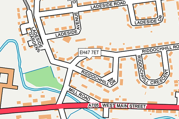 EH47 7ET map - OS OpenMap – Local (Ordnance Survey)