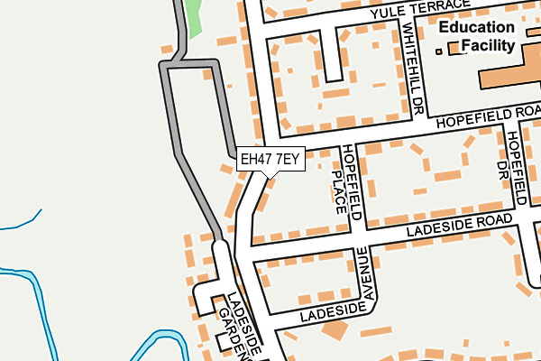 EH47 7EY map - OS OpenMap – Local (Ordnance Survey)
