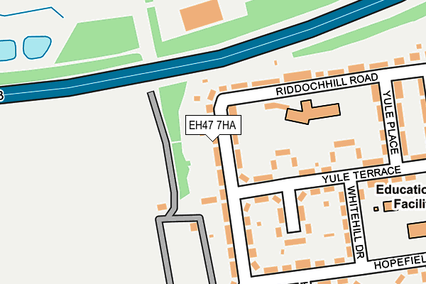 EH47 7HA map - OS OpenMap – Local (Ordnance Survey)