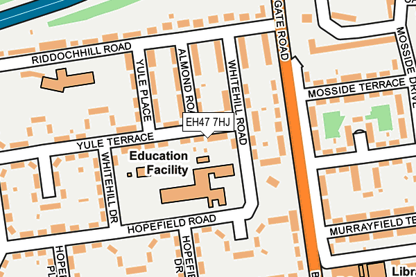 EH47 7HJ map - OS OpenMap – Local (Ordnance Survey)