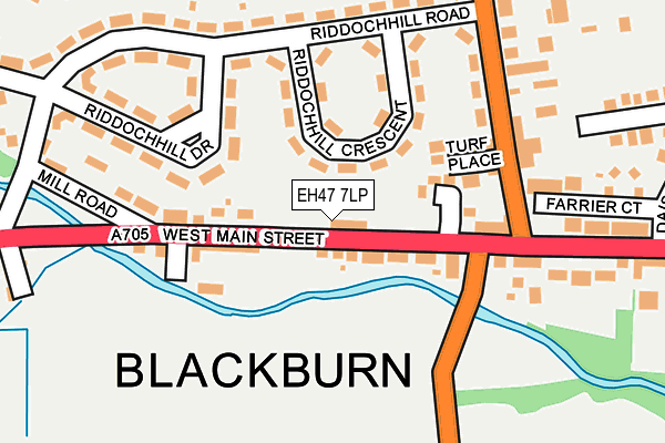 EH47 7LP map - OS OpenMap – Local (Ordnance Survey)
