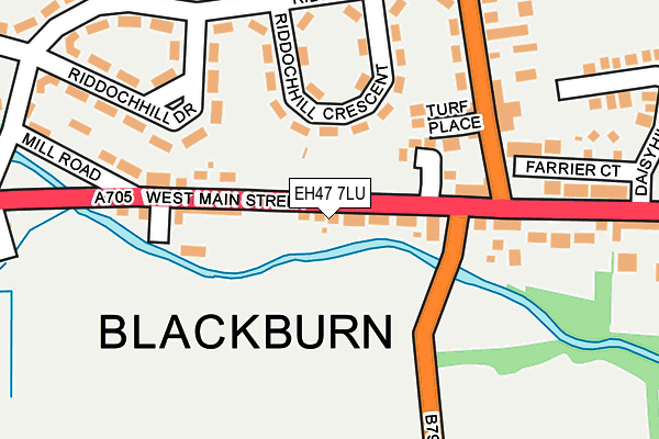 EH47 7LU map - OS OpenMap – Local (Ordnance Survey)