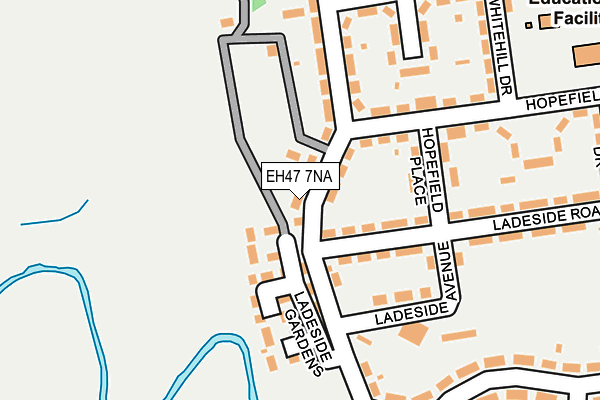 EH47 7NA map - OS OpenMap – Local (Ordnance Survey)