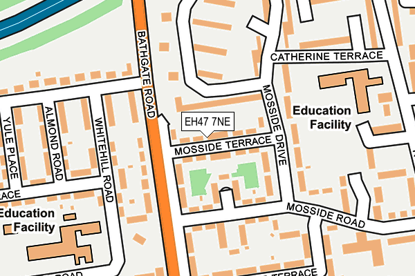 EH47 7NE map - OS OpenMap – Local (Ordnance Survey)