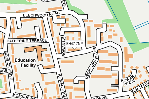 EH47 7NP map - OS OpenMap – Local (Ordnance Survey)