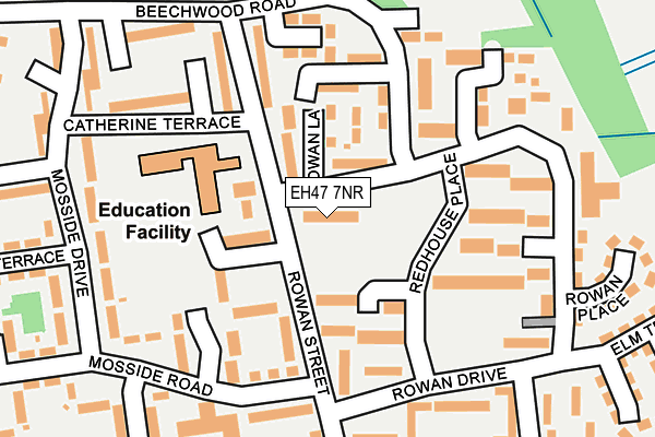 EH47 7NR map - OS OpenMap – Local (Ordnance Survey)