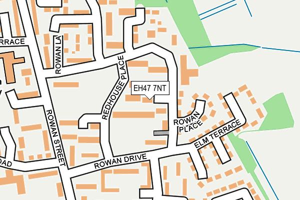 EH47 7NT map - OS OpenMap – Local (Ordnance Survey)