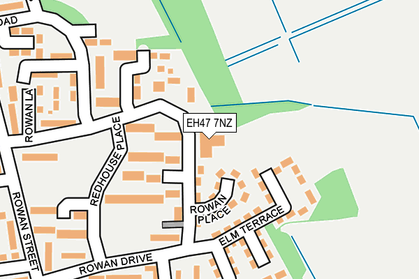 EH47 7NZ map - OS OpenMap – Local (Ordnance Survey)