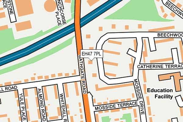 EH47 7PL map - OS OpenMap – Local (Ordnance Survey)