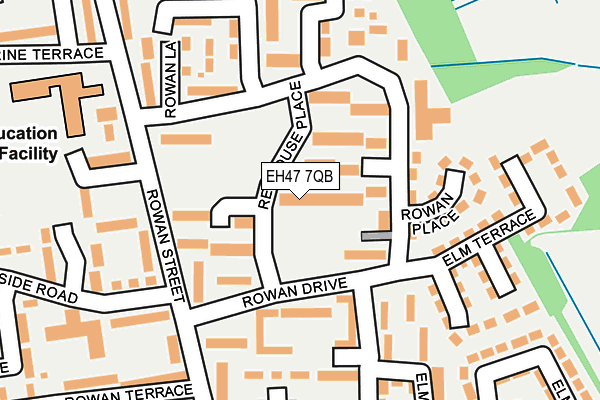 EH47 7QB map - OS OpenMap – Local (Ordnance Survey)