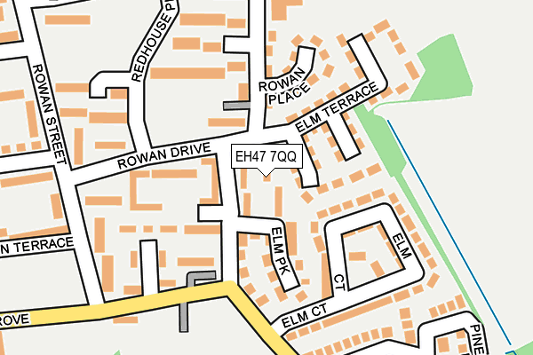 EH47 7QQ map - OS OpenMap – Local (Ordnance Survey)