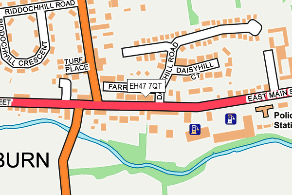 EH47 7QT map - OS OpenMap – Local (Ordnance Survey)