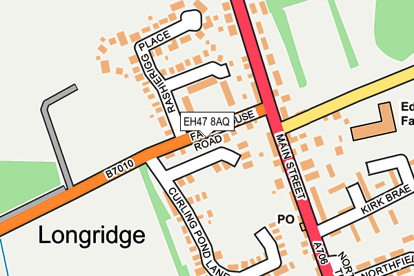 EH47 8AQ map - OS OpenMap – Local (Ordnance Survey)