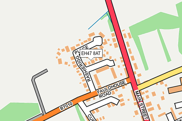 EH47 8AT map - OS OpenMap – Local (Ordnance Survey)