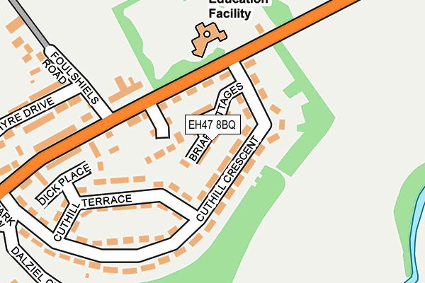 EH47 8BQ map - OS OpenMap – Local (Ordnance Survey)