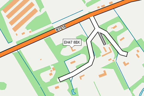 EH47 8BX map - OS OpenMap – Local (Ordnance Survey)