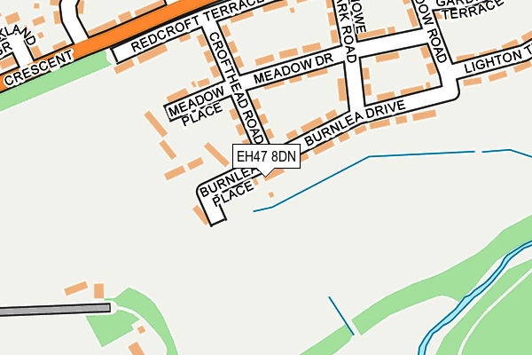 EH47 8DN map - OS OpenMap – Local (Ordnance Survey)