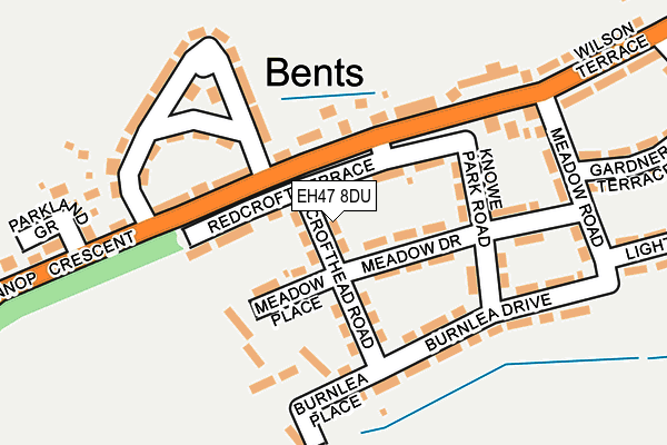 EH47 8DU map - OS OpenMap – Local (Ordnance Survey)