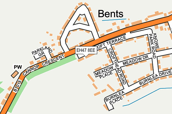 EH47 8EE map - OS OpenMap – Local (Ordnance Survey)